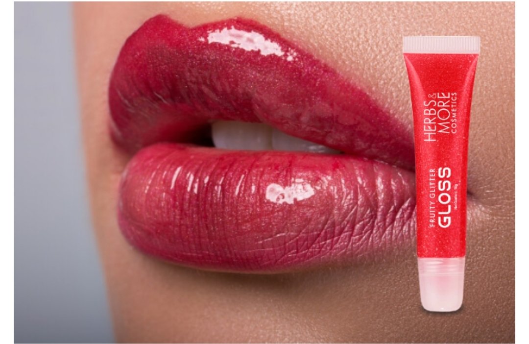 Fruity Glitter Gloss  Raspberry 