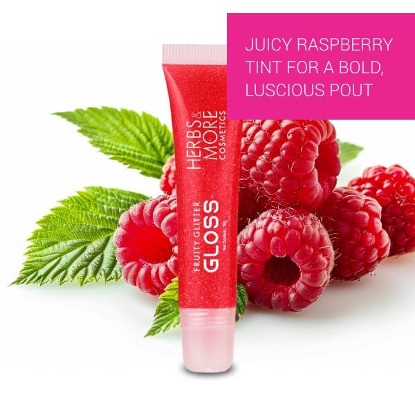 Fruity Glitter Gloss  Raspberry 