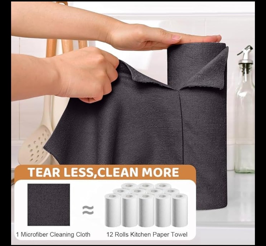 Microfiber  Cleaning Cloth Roll 
