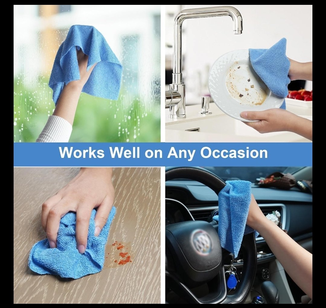 Microfiber  Cleaning Cloth Roll  - View 3