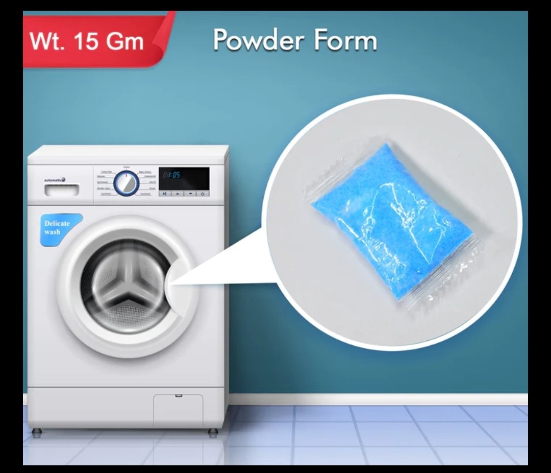 Washing Machine Tank Cleaner Powder (10 Pc)