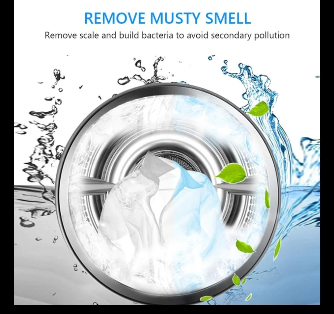 Washing Machine Tank Cleaner Powder (10 Pc) - View 3