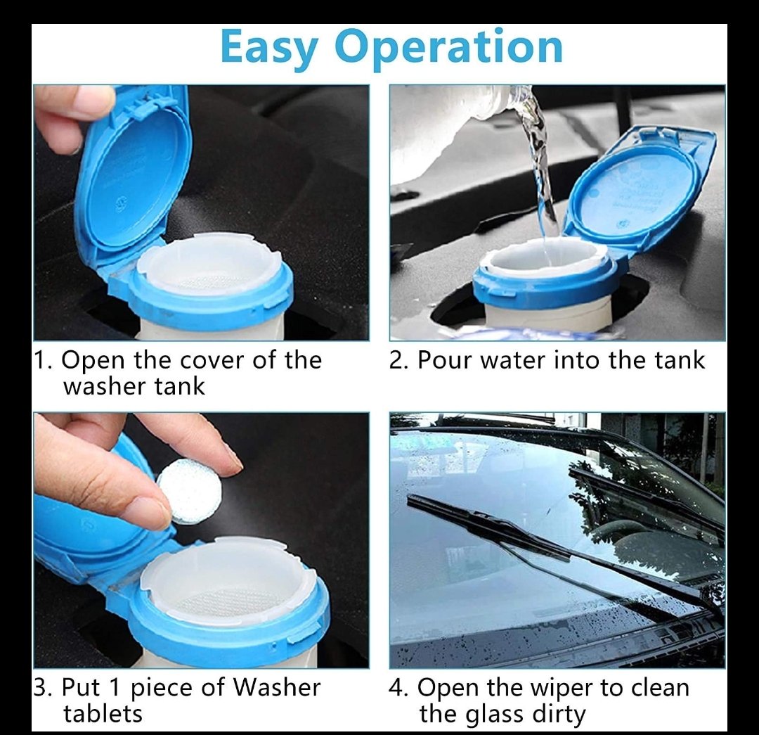Car Glass Cleaner  Tablet ( 10-Pis) - View 3