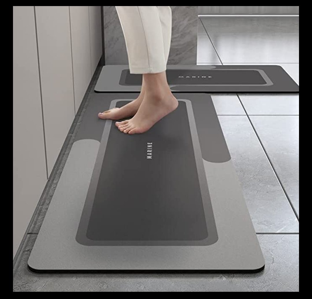 2 Pis Kitchen Floor Mat (40*60Cm) (40*120Cm )