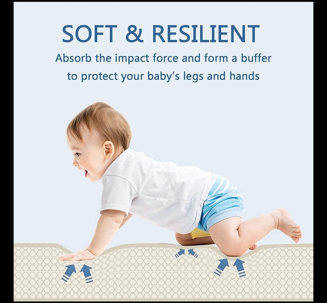 2 Fold Baby Floor Mat 1.5*2Mt - View 3