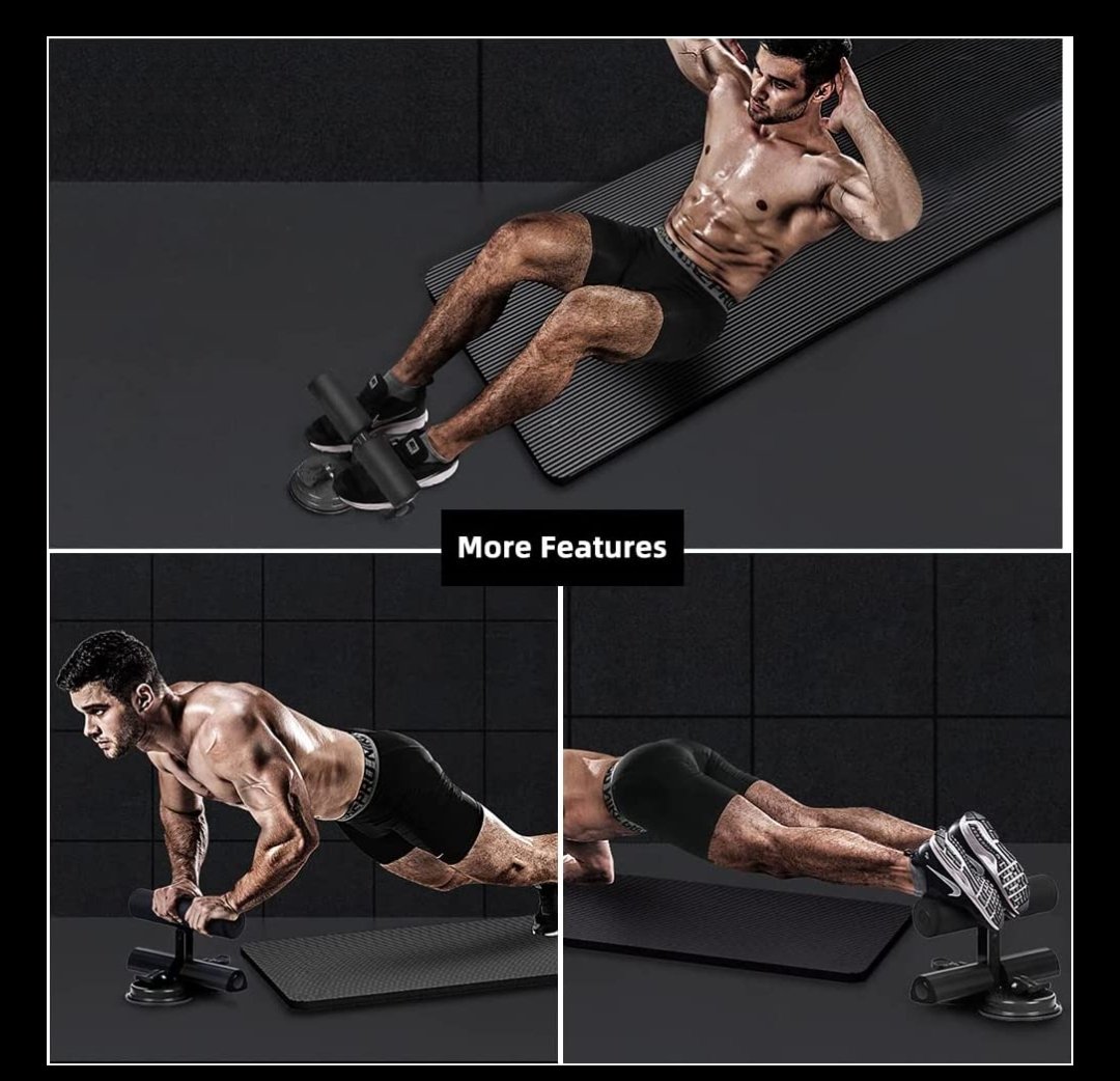 2 Suction Double  Side Leg  Support Exerciser  Tool Situp 