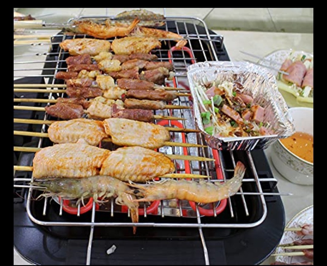 Metal Electric Barbeque Grill Bbq - View 3