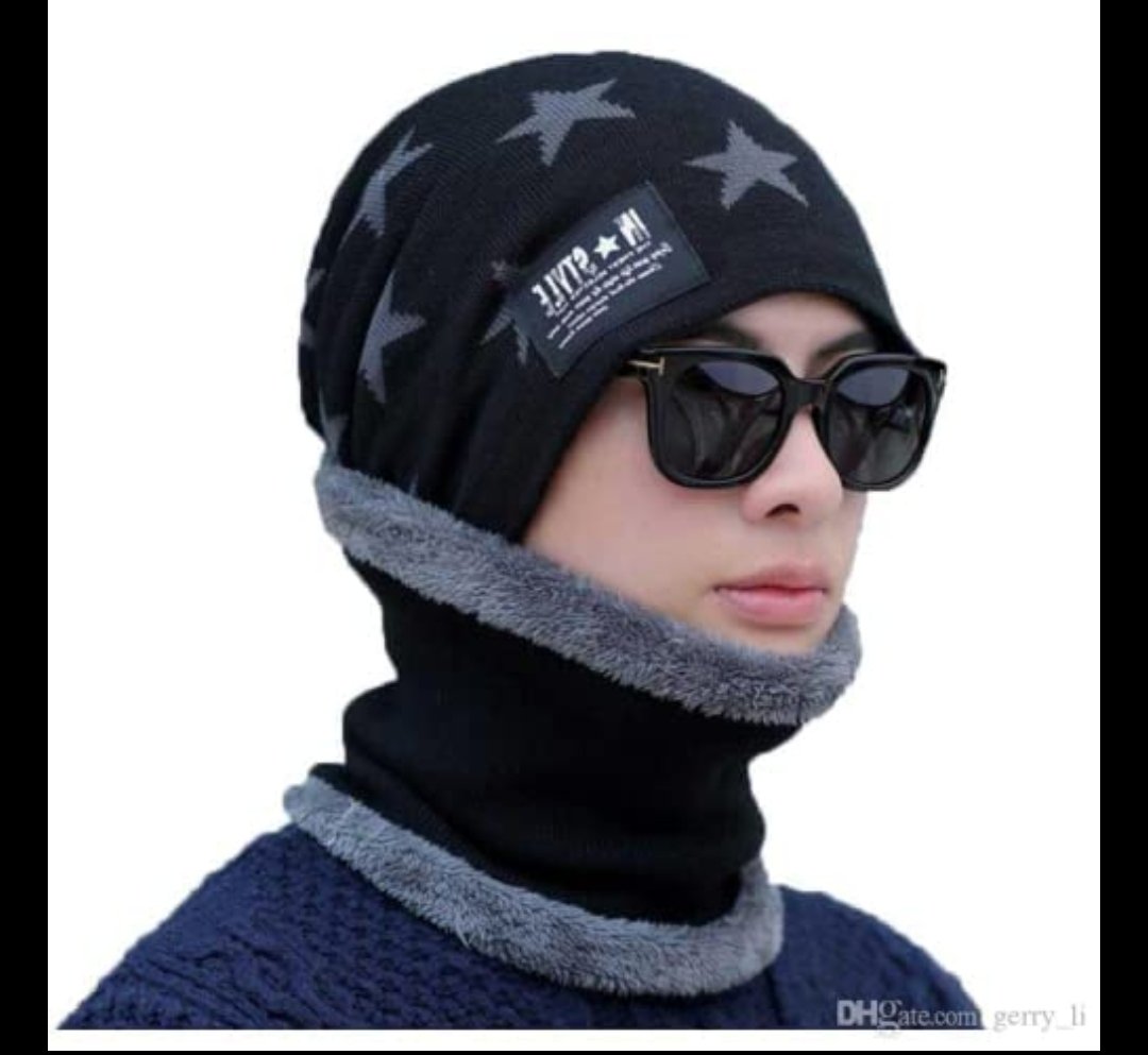 Star Winter Scarf And Cap