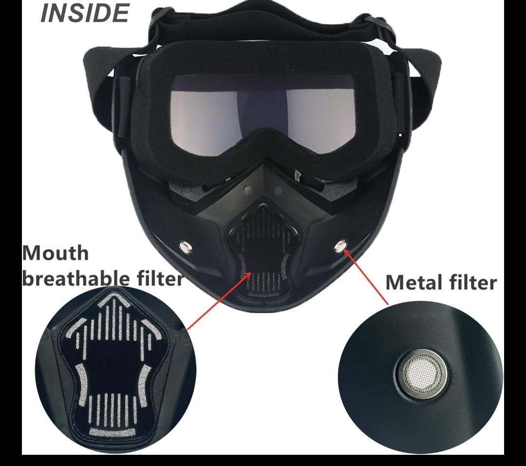 Motorcycle Goggles Mask  - View 3