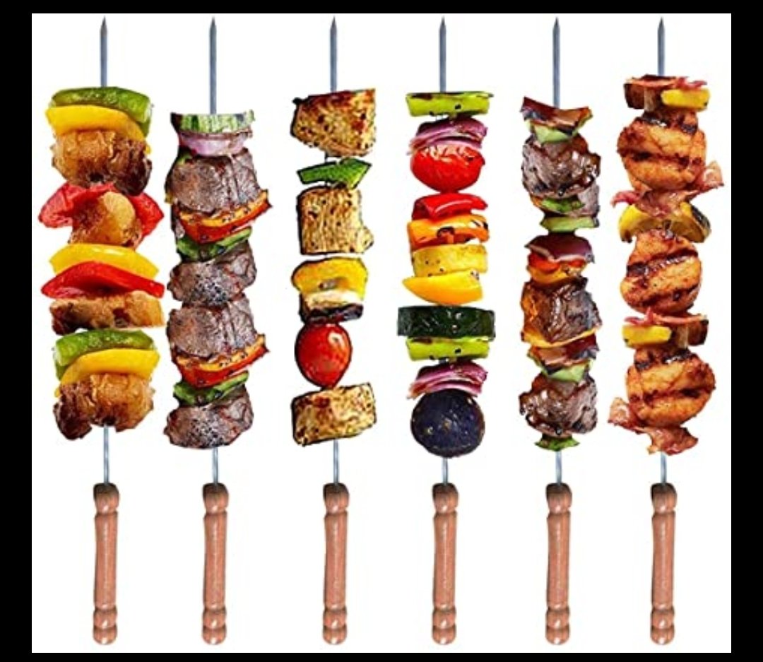 Bbq Tandoor Stick  (12 Pcs)