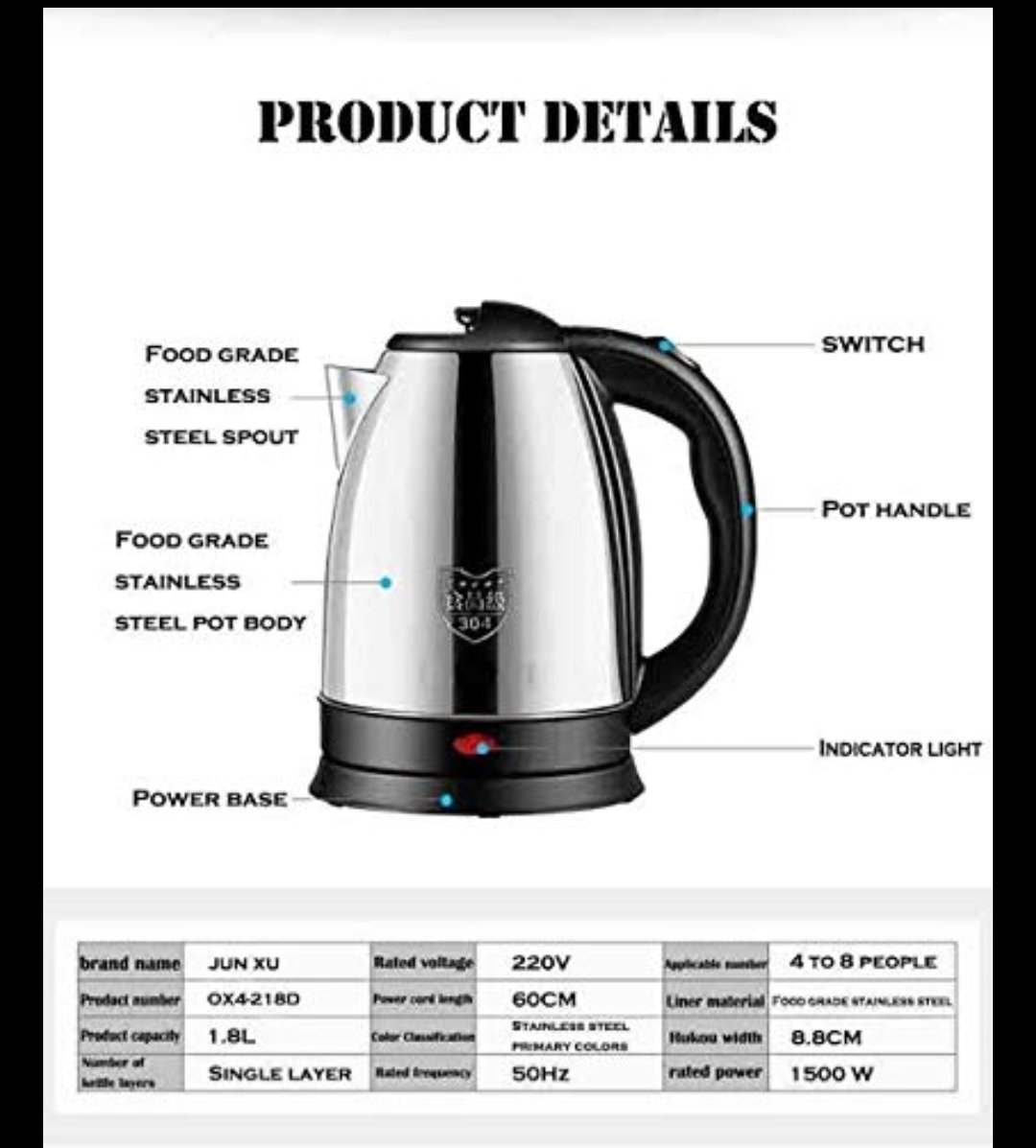 Electric Kettle  - View 3