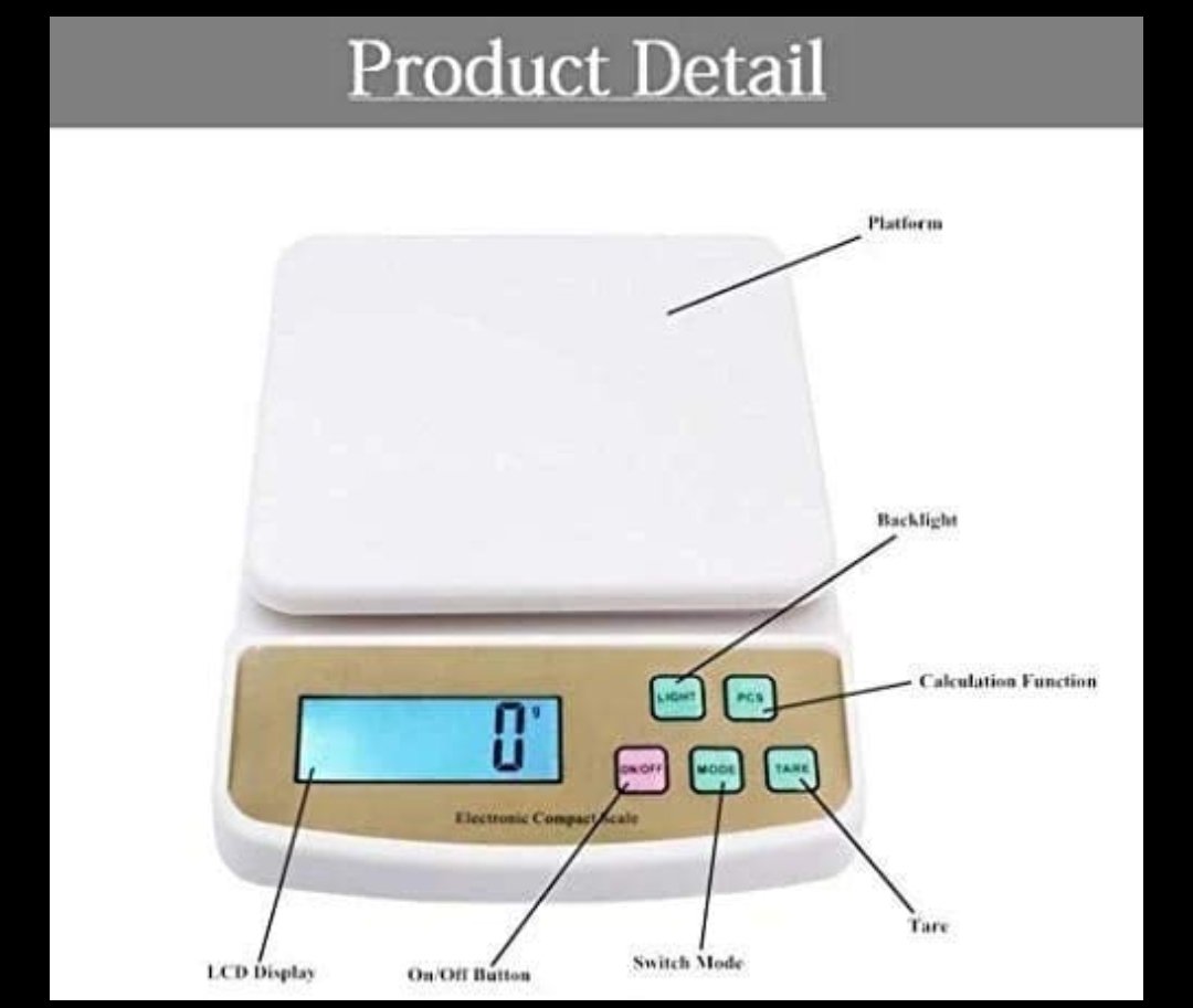 Squre Kitchen  Scale 