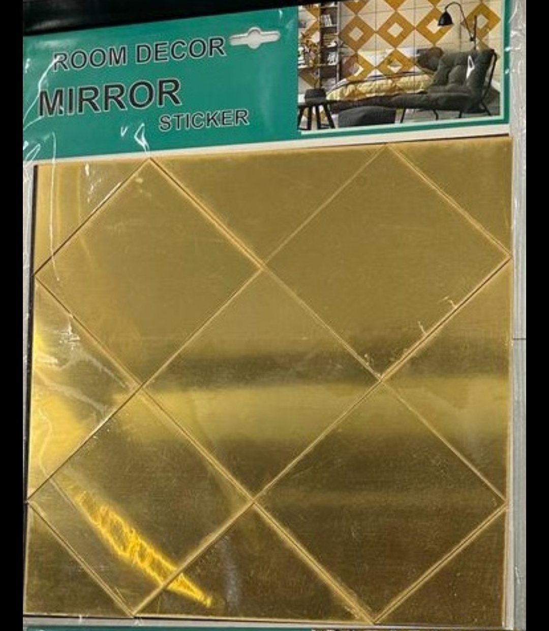 Acrylic Mirror Wall Sticker (1Pcs) - View 3