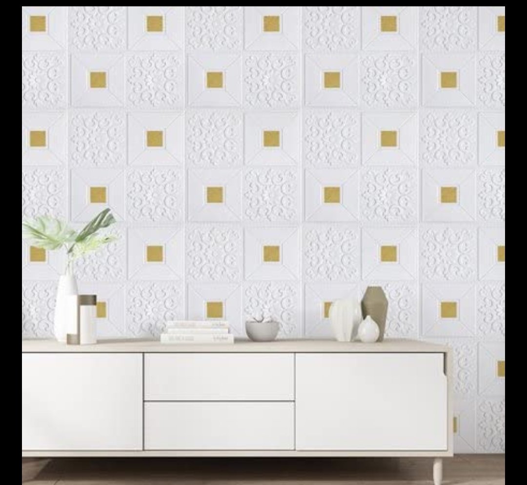 3D Foam Wall Sticker  Golden Brick