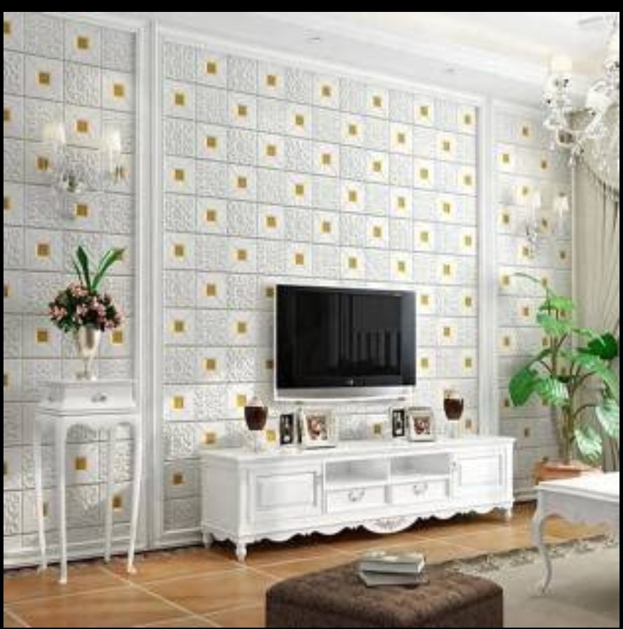3D Foam Wall Sticker  Golden Brick - View 3
