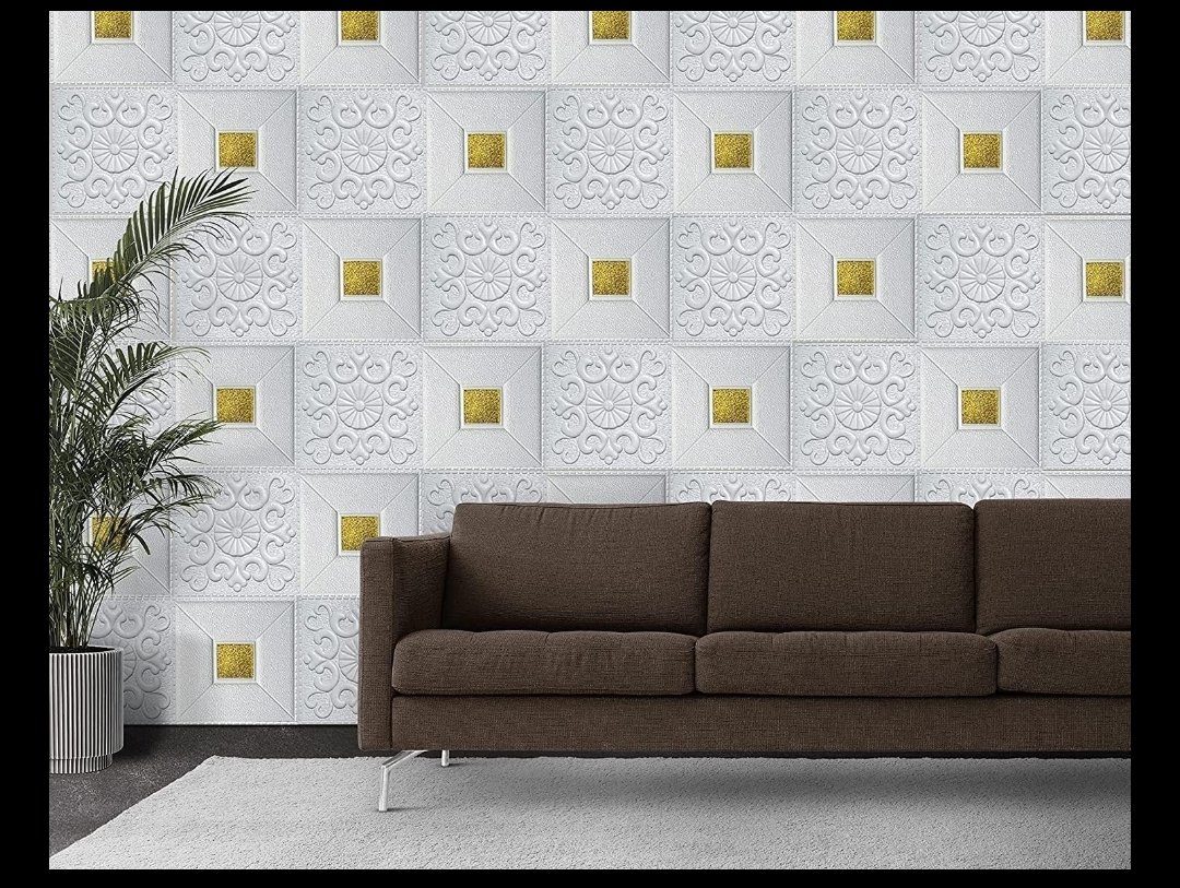 3D Foam Wall Sticker  Golden Brick - View 4