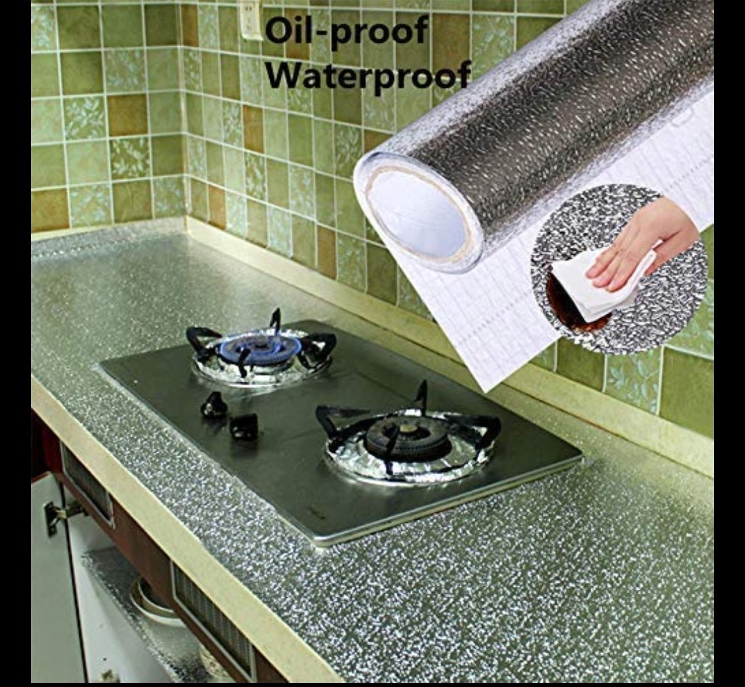 Aluminium Foil (60*300)Kitchen Stickers Oil Proof