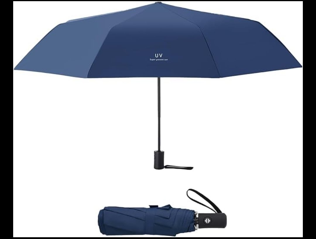 Automatic Open Close Umbrella  (Blue)