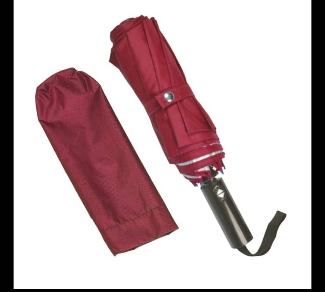 Automatic Open Close Umbrella (Red Color)