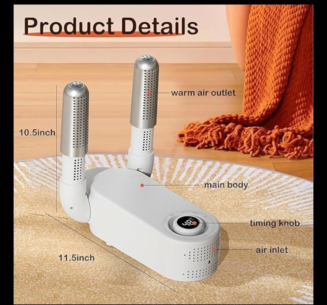 Electric  Shoe Dryer  - View 3