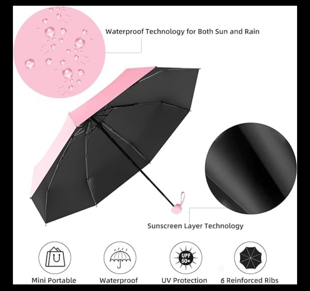 Mini Umbrella  With Case 