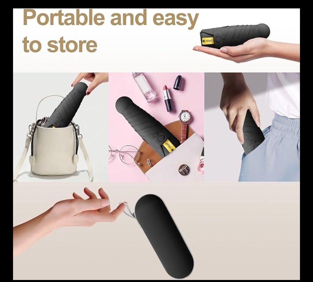Mini Umbrella  With Case 