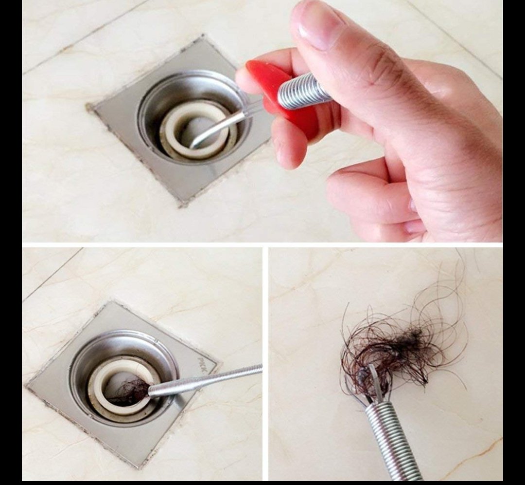 Hair Catcher Drain Spring Drain Cleaner Spring 160 Cm
