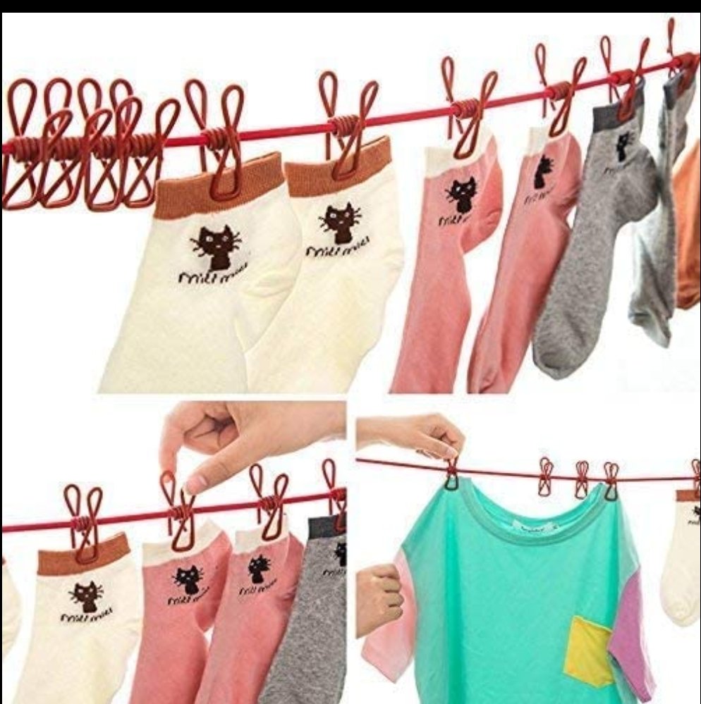 Cloth Line With Clip - View 3