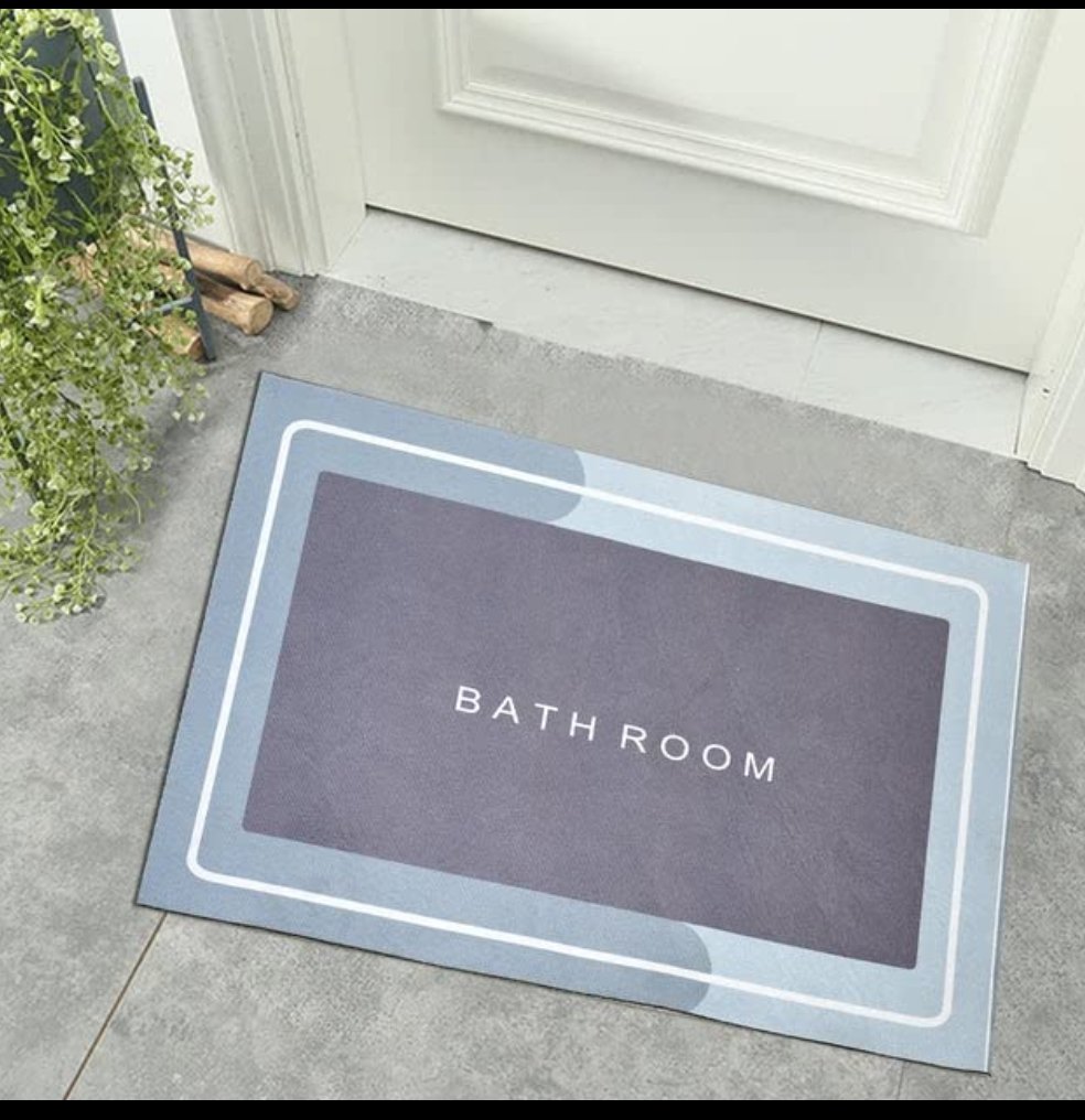 Square Bathroom Mat (57*38Cm)