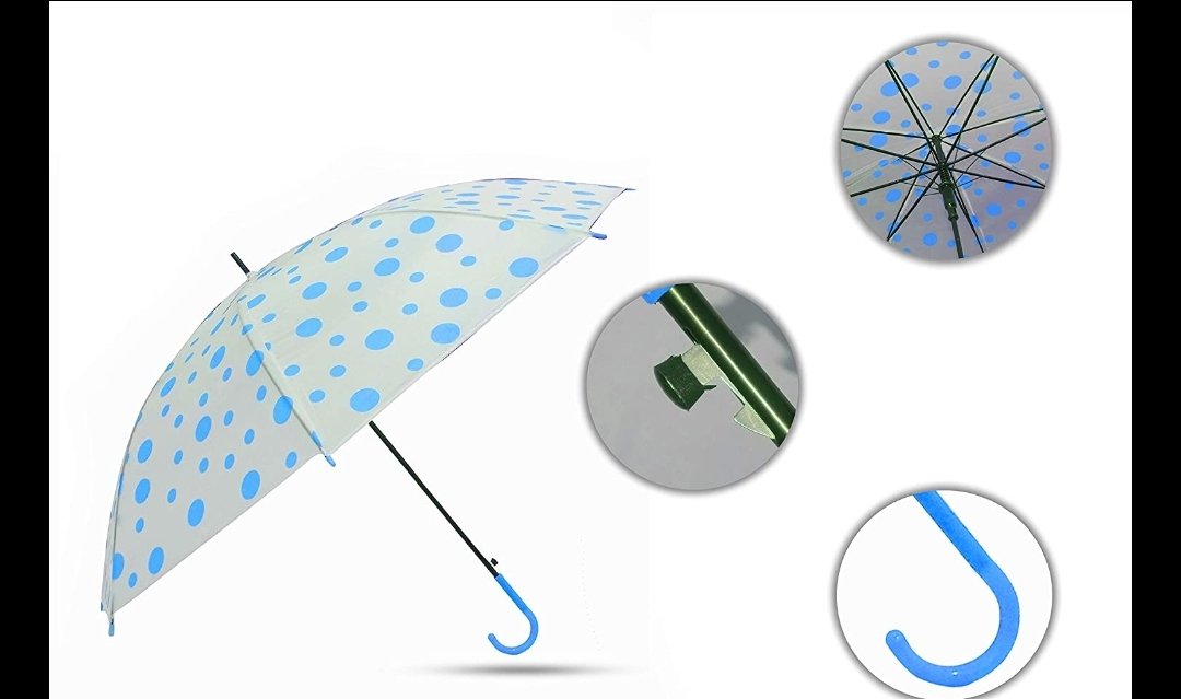 Blue Dot Umbrella - View 3