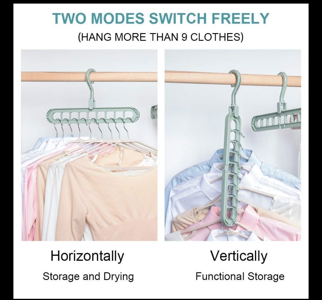 Wardrobe Folding Hangers - View 3