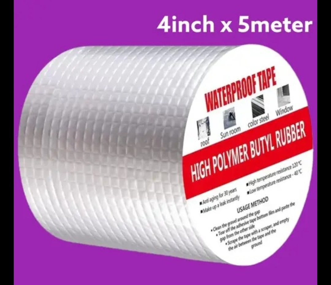 Aluminium Silver Tape 4 Inch (5 Mtr)