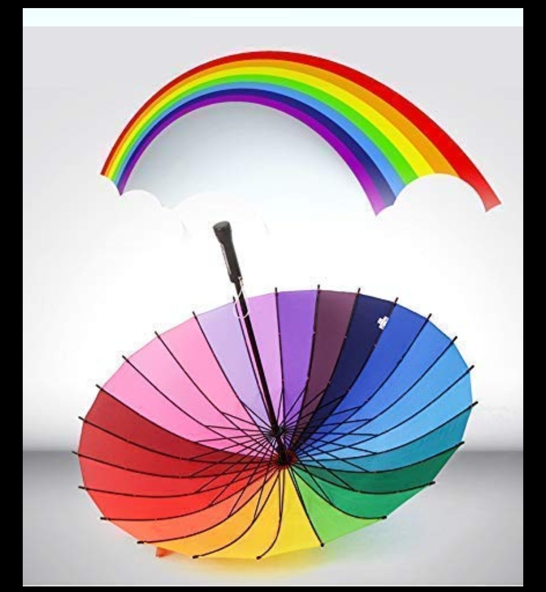 Rainbow Umbrella Big 