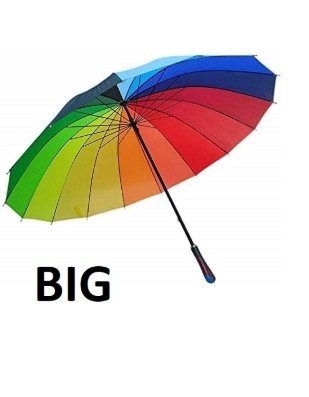 Rainbow Umbrella Big 
