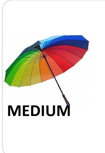 Rainbow Umbrella Medium 