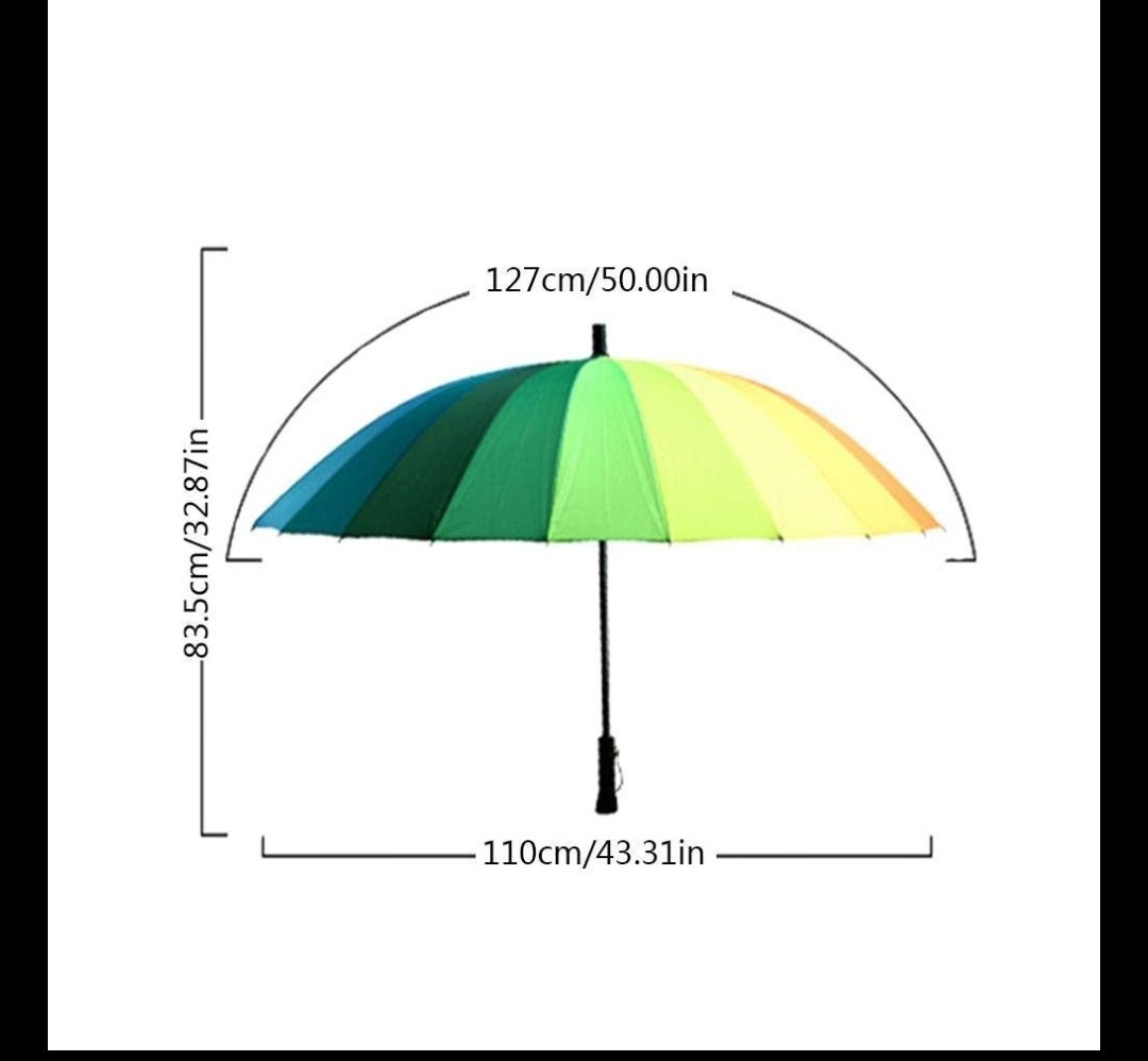 Rainbow Umbrella Medium  - View 3