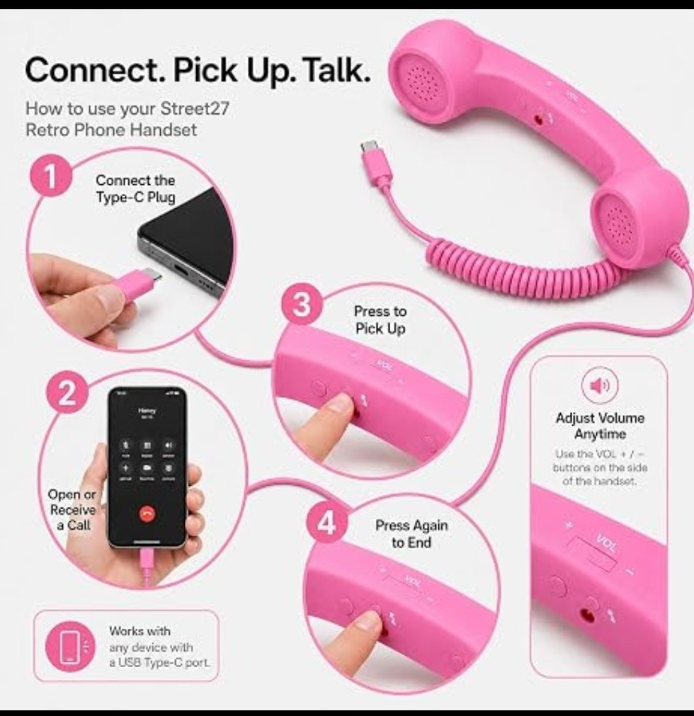 Retro Mobile Phone Handset 