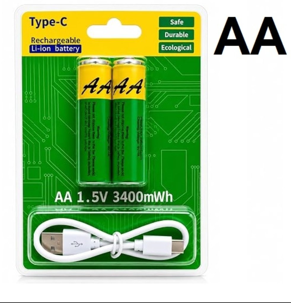 Type C Rechargeable Batteries(Aa)