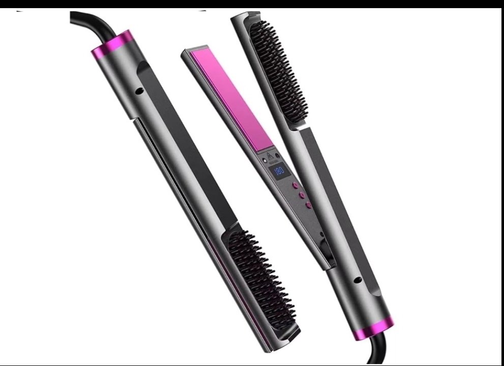 3 In 1 Hair Straightner  Brush