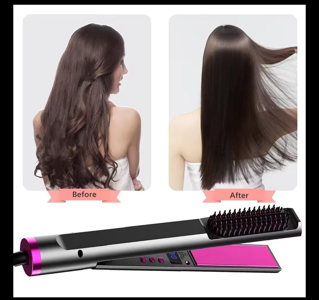 3 In 1 Hair Straightner  Brush - View 3