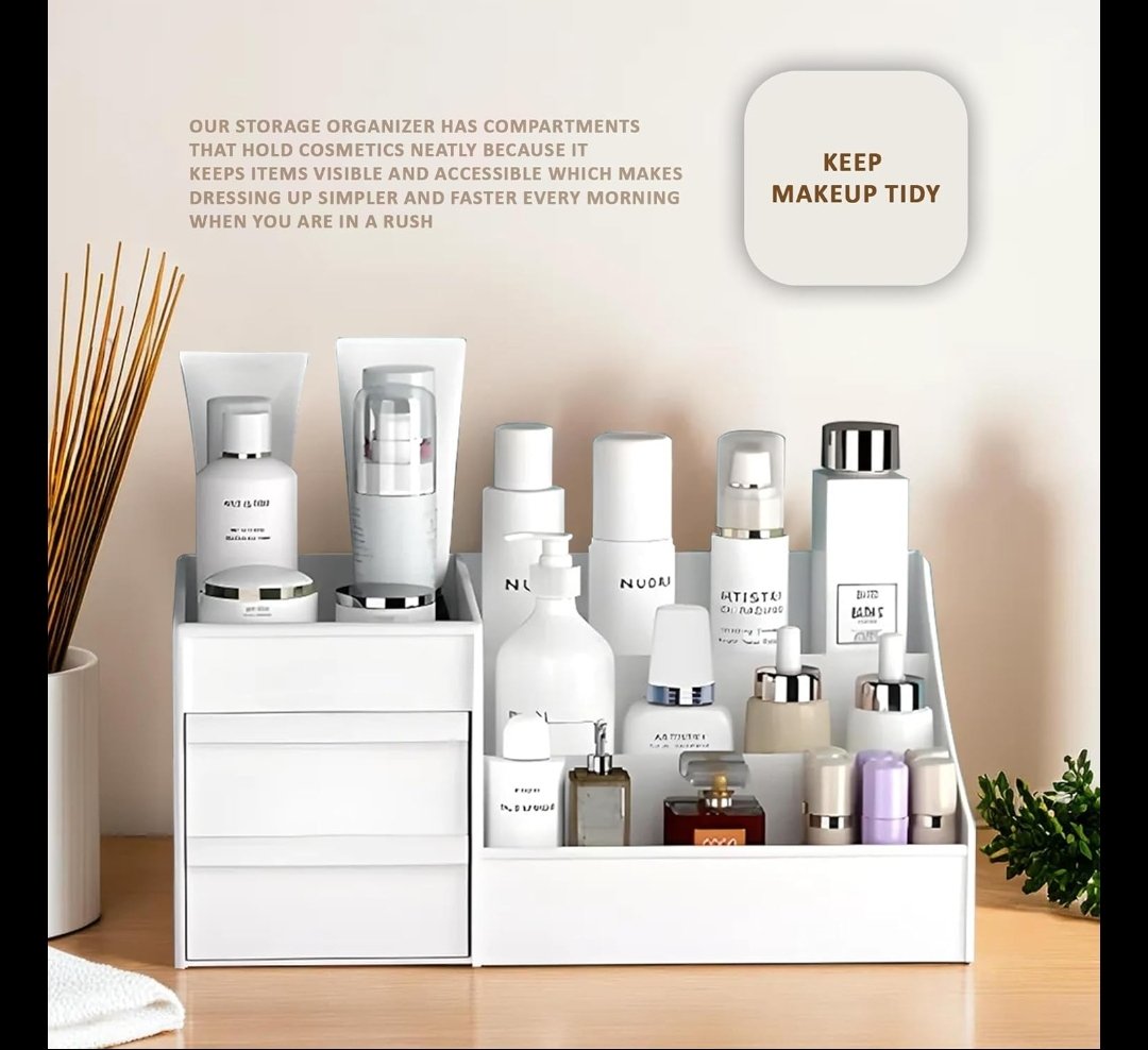 8 Compartment  Cosmetic Box 