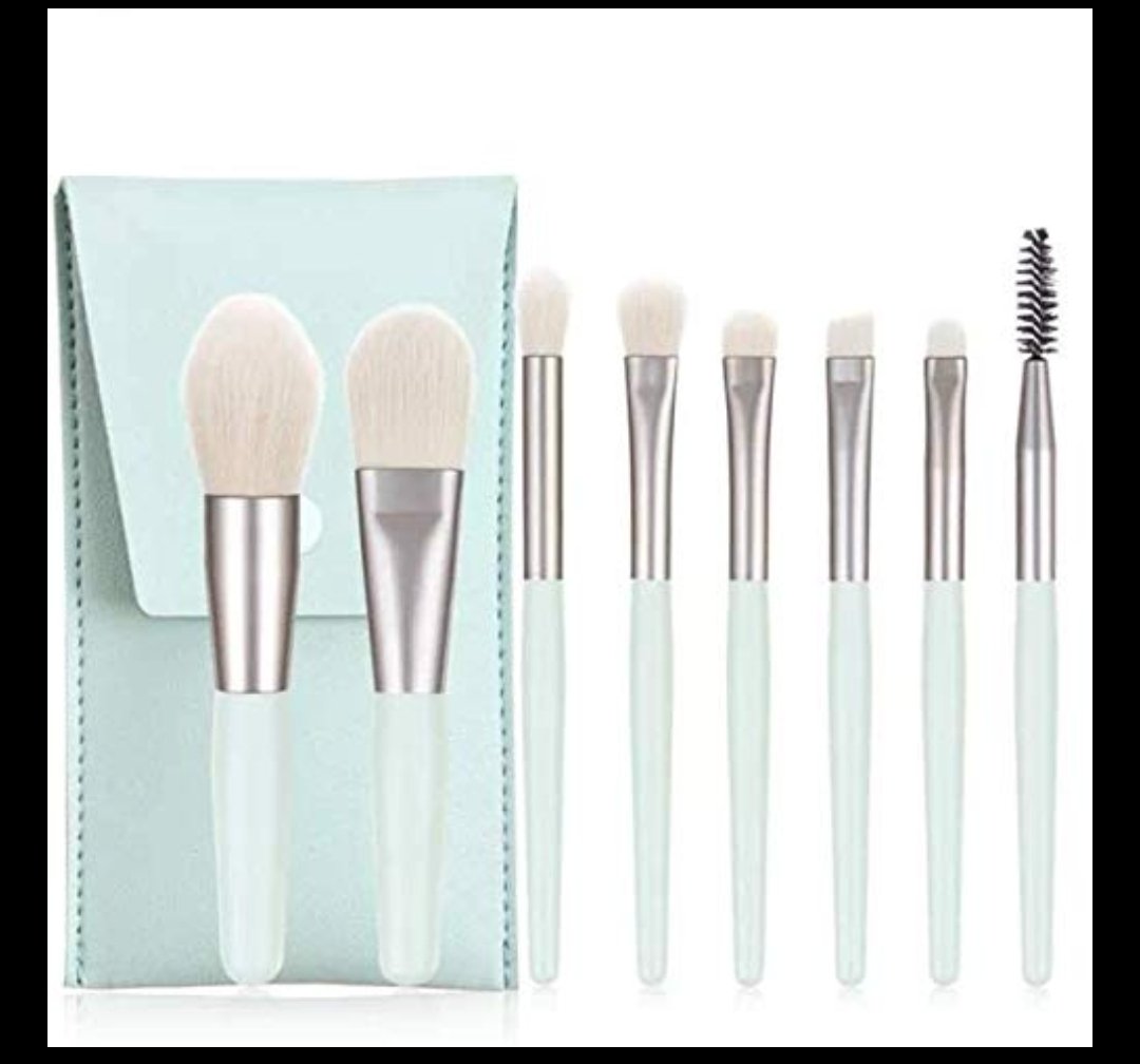 8 Pcs Makeup Brush Set With Bag