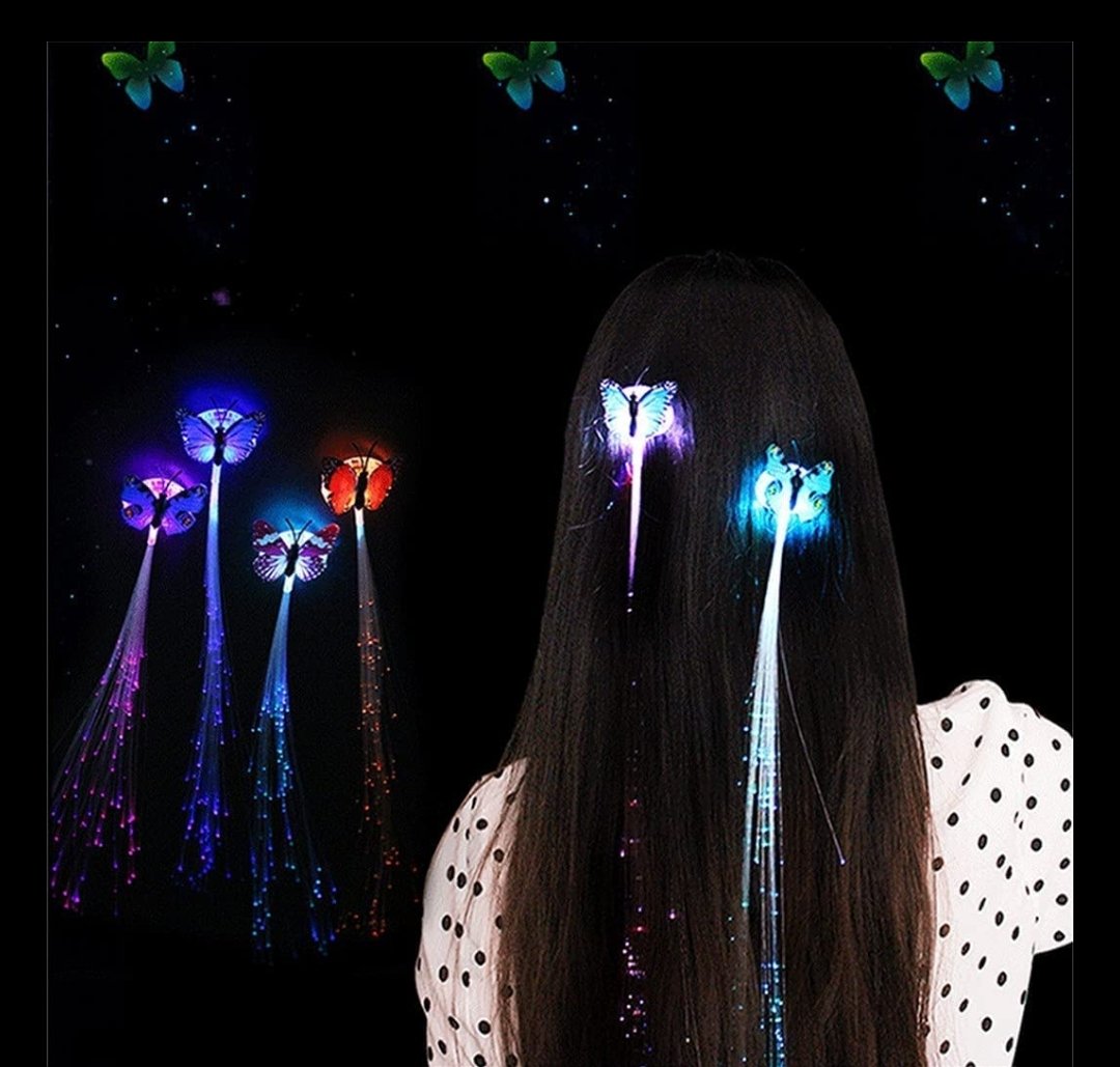 Butterfly  Wire Light Hair Clip