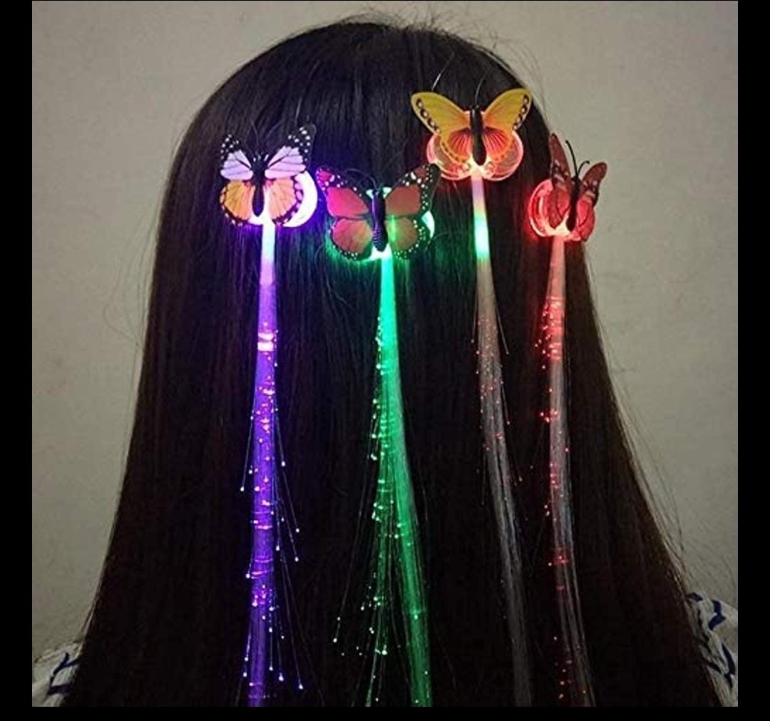 Butterfly  Wire Light Hair Clip - View 3