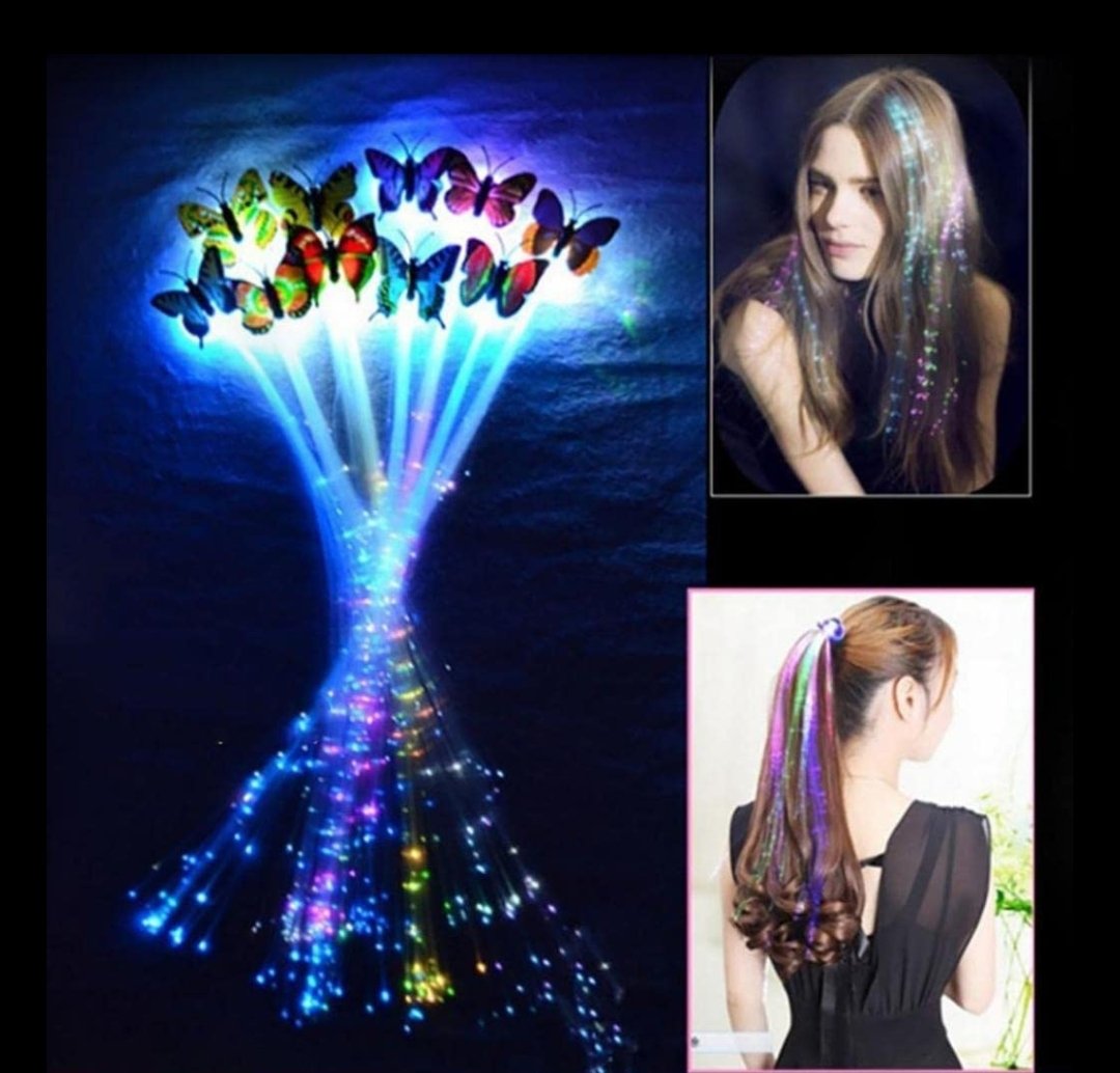 Butterfly  Wire Light Hair Clip - View 4