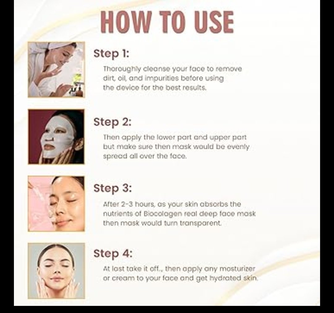 Bio Collagen Face Mask 4 Pcs Set  - View 3