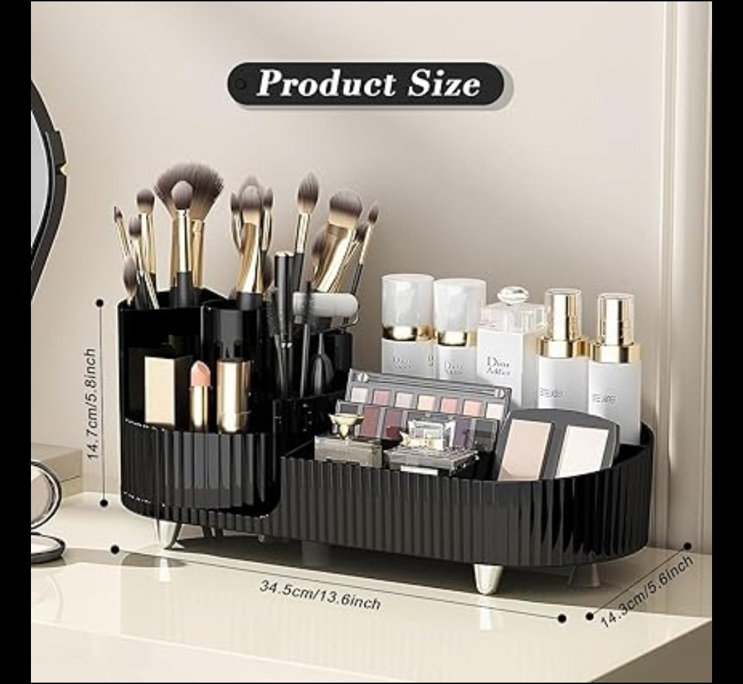 360 Rotating Makeup Organizer