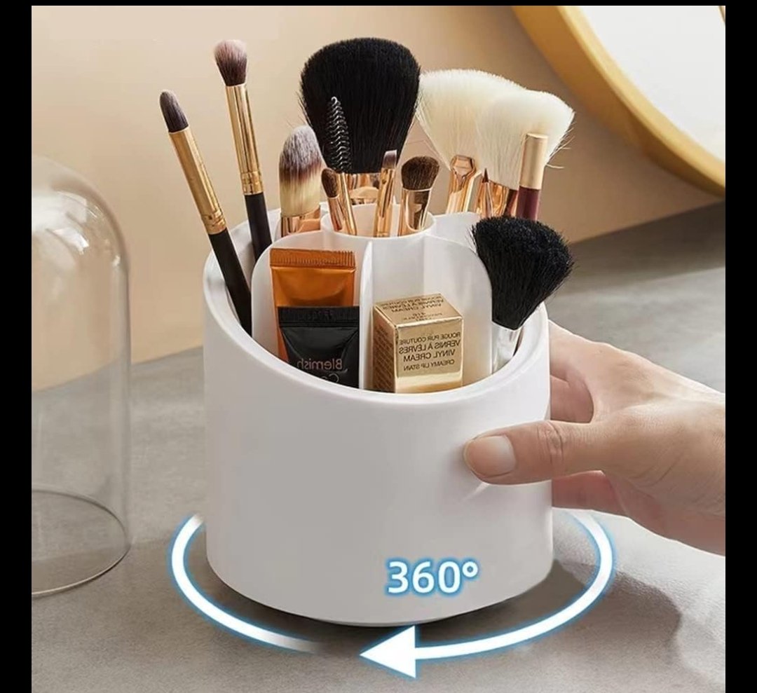 360 Rotating Make Up Brush Holder  - View 1